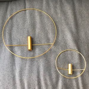 Gold wall hanging decor